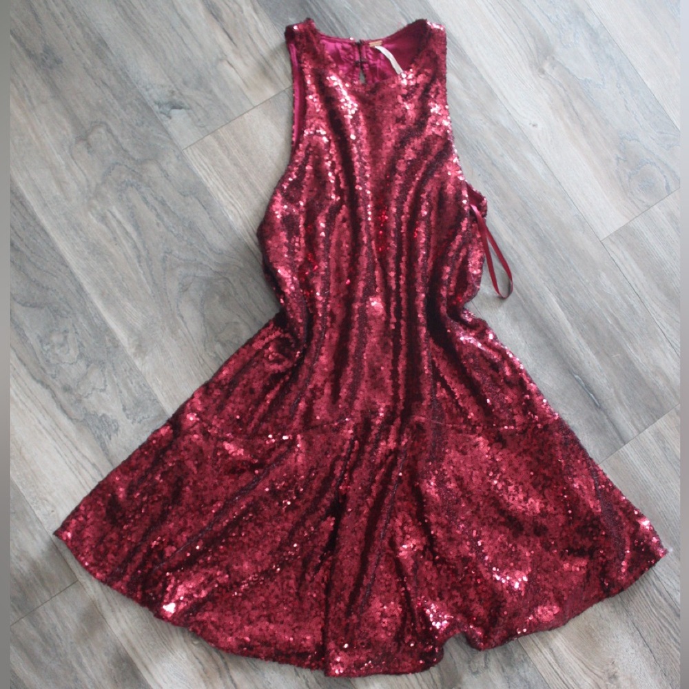 Pink/Magenta Sequin dress